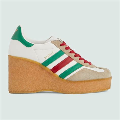 adidas x gucci gazelles|gazelle sneaker adidas gucci wedge.